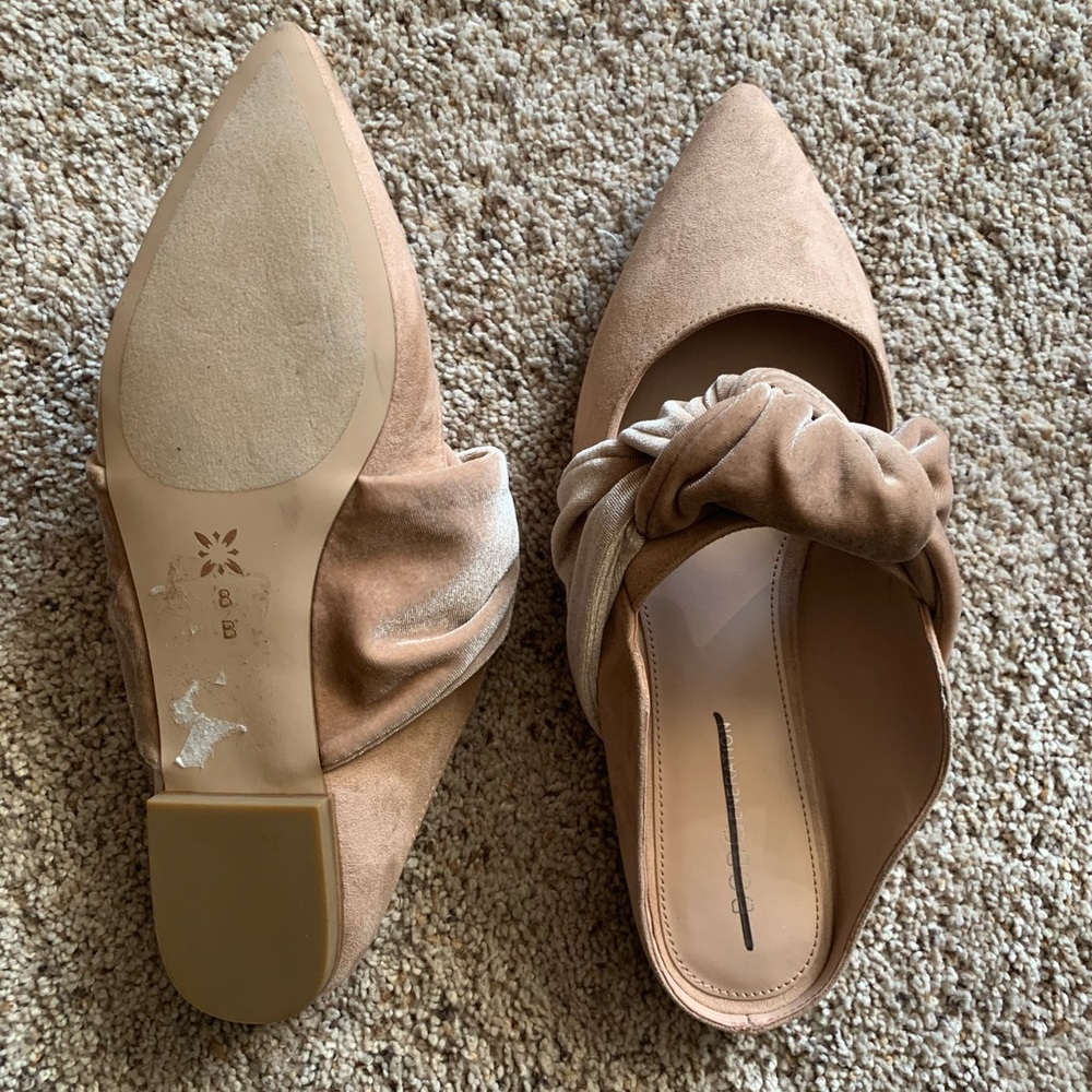 COPY - BCBGeneration Nessa Faux Suede slides
